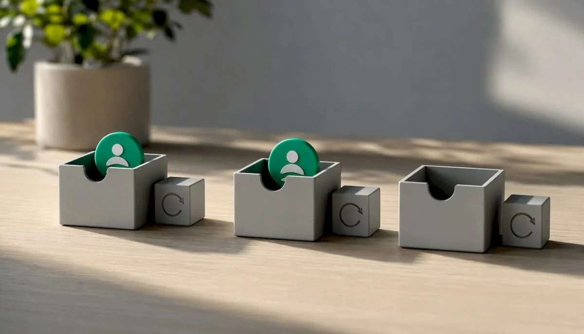 Three platform storage paths with identity tokens